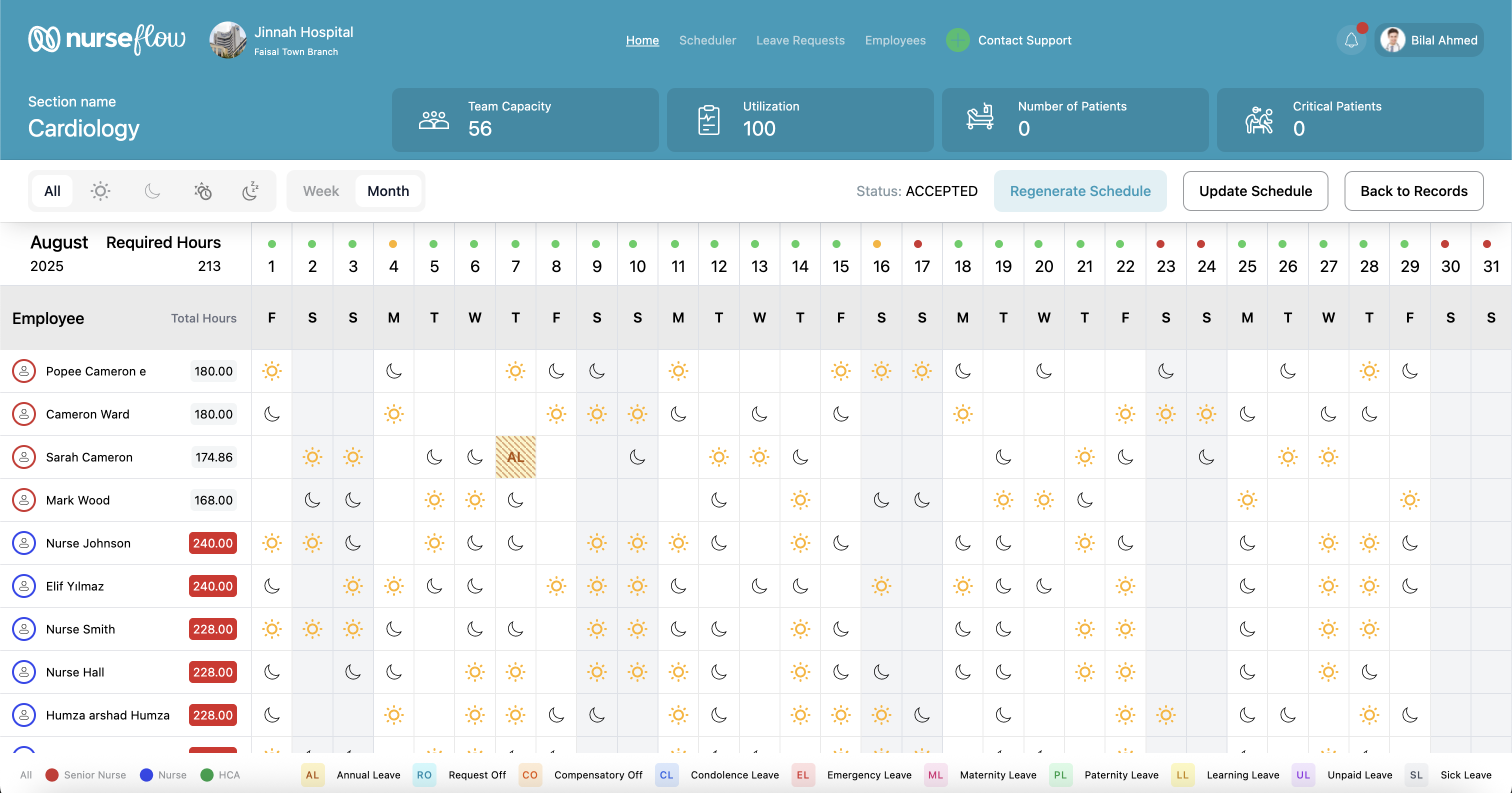 Healthcare Duty Scheduler - ManageHealthcare
